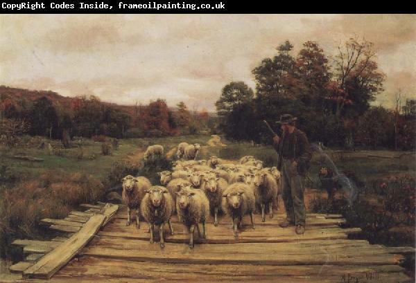 A. Bryan Wall Shepherd and Sheep